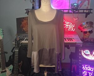 Kenneth Cole Women's Taupe Tunic Top